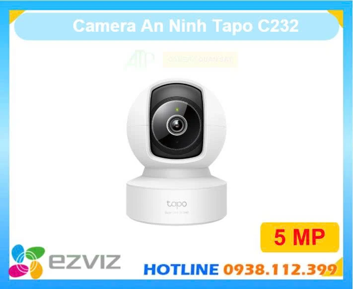 Tapo C232, camera Tapo C232, Tapo C232 5MP, camera Tapo 5MP, Tapo C232 giá rẻ, Tapo C232 chính hãng, camera WiFi Tapo C232, camera quay quét Tapo C232, camera AI Tapo C232, thông số Tapo C232